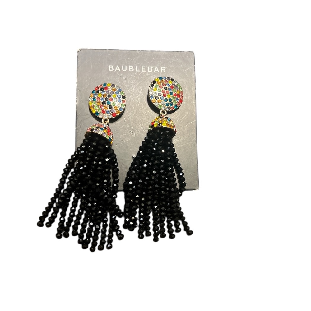 BaubleBar Colorful Beaded Drop Earrings